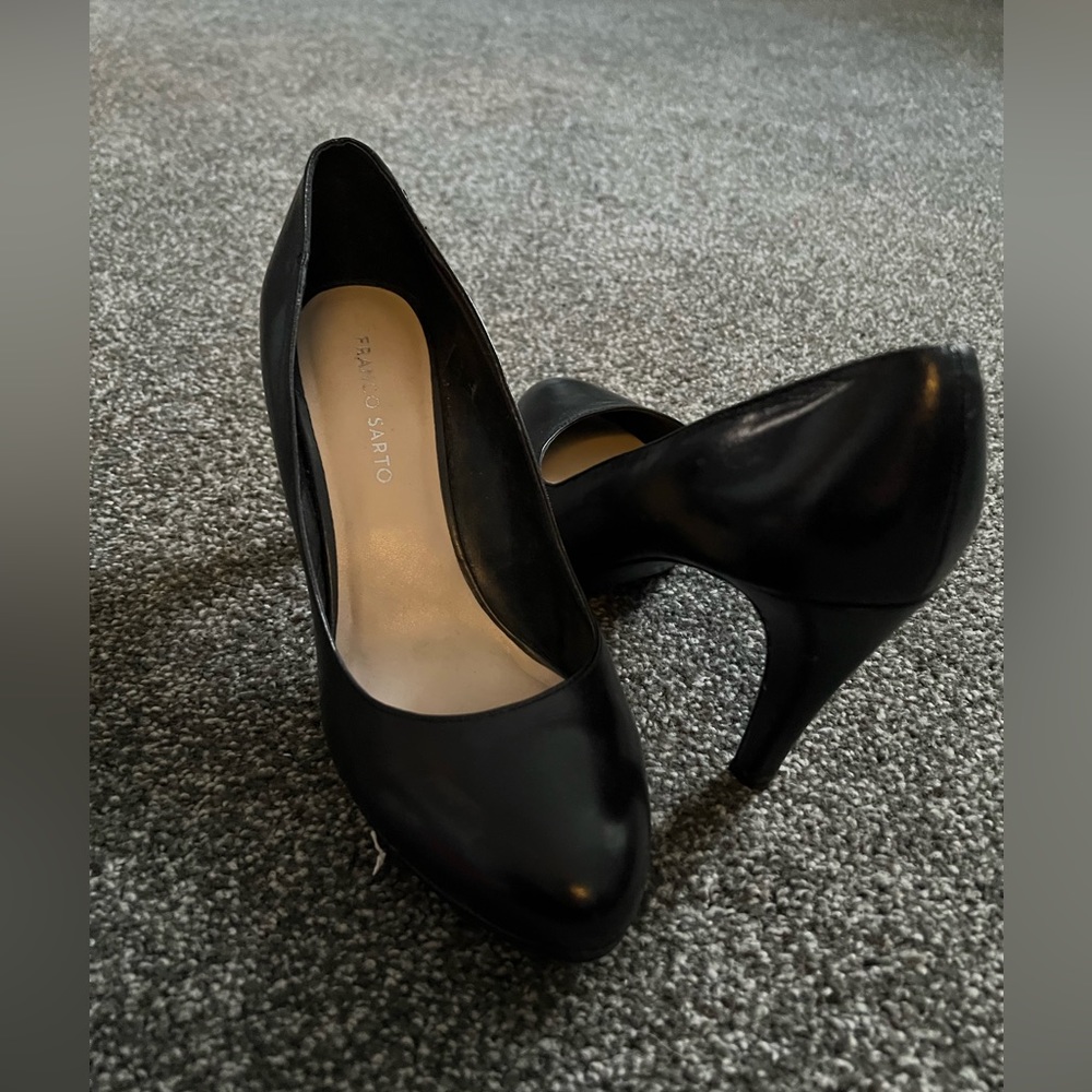 Franco Sarto black heels